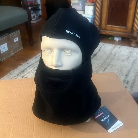 ROCKBROS Cold Weather Balaclava Ski Mask for Men Windproof Thermal New - Picture 3 of 10